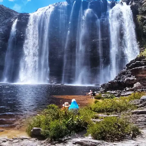 Cachoeira do Bicame, atração natural próxima à Pousada OPICODOCIPO