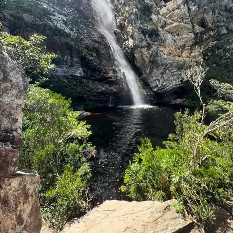 Cachoeira do Rapel em Lapinha da Serra