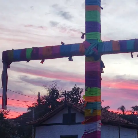 Centrinho do vilarejo de Lapinha da Serra
