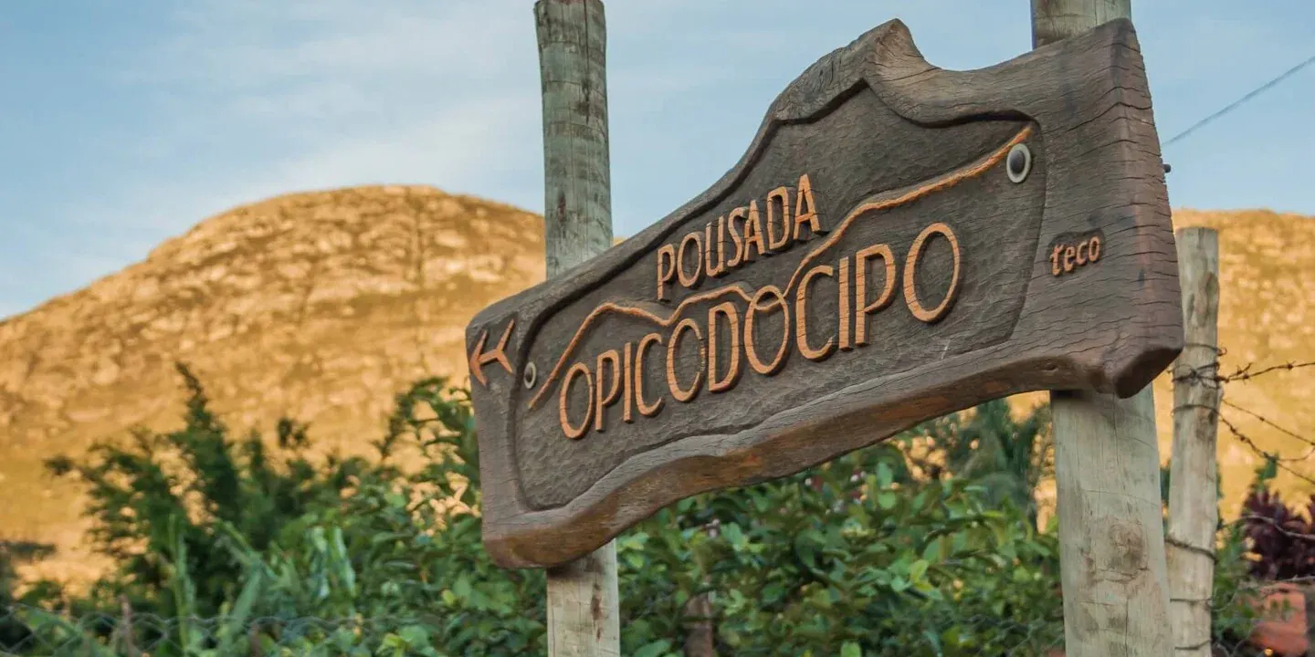 Placa da Pousada OPICODOCIPO